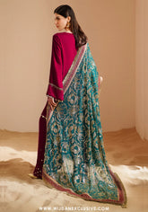 Jazmin Unstitched Velvet Embroidered Formal Vogue - 2025 VVF D-09